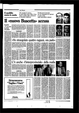 Il «Nuovo Buscetta» Accusa