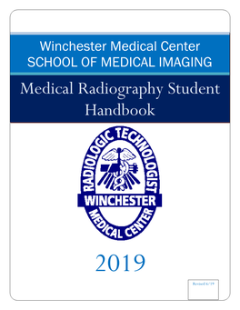 Winchester Medical Center SCHOOL of MEDICAL IMAGING