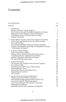 Chapter 10 Investigates How Increased Deliveries of Soviet Gas Became Highly Attractive Following the 1973/1974 Oil Crisis