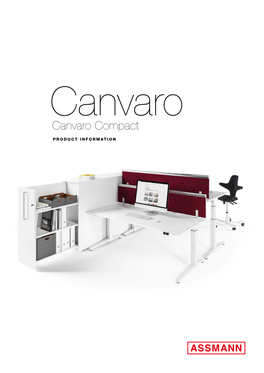 Product Information Canvaro Desk System Product Information Canvaro