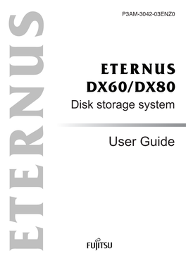 ETERNUS DX60/DX80 Disk Storage System User Guide