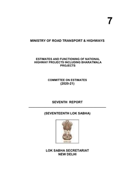 Ministry of Road Transport & Highways (2020-21)