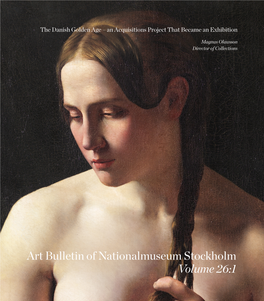 Art Bulletin of Nationalmuseum Stockholm Volume 26:1