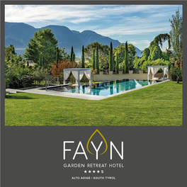 ALTO ADIGE | SOUTH TYROL FAYN Holidays