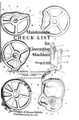 Machines COPYRIGHT 1952 CURATORS of the UNIVERSITY of MISSOURI Manufactured in the United States of America ~ 