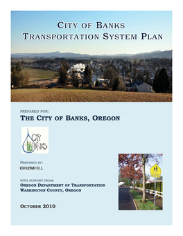 The City of Banks Oregon the City of Banks