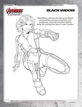 Avengers Age of Ultron Coloring Sheets