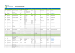 Schoolsportkalender 2020 - 2021