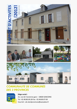 Rapport D'activité 2012