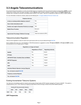 3.3 Angola Telecommunications