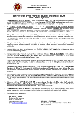 Construction-Of-The-Proposed-Covered-Basketball-Court-EVSU-OCC.Pdf