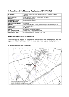 Planning Application 16/03780/FUL