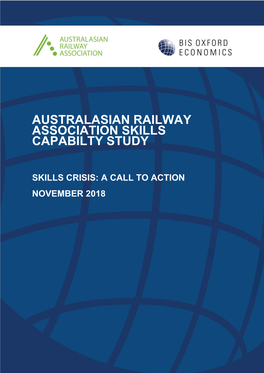 Australasian Railway Association Skills Capabilty Study