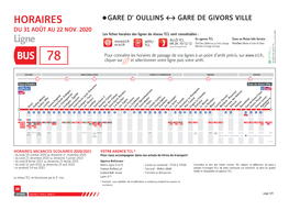 Gare D' Oullins ←→ Gare De Givors Ville Horaires