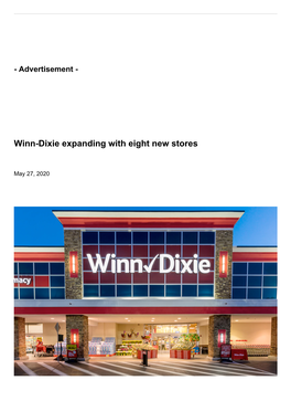 Winn-Dixie Expanding with Eight New Stores