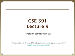 CSE 391 Lecture 9