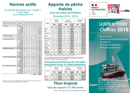 Apports De Pêche Fraîche Navires Actifs