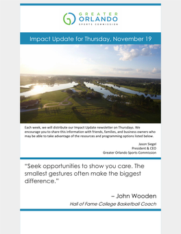 Impact Update for Thursday, November 19