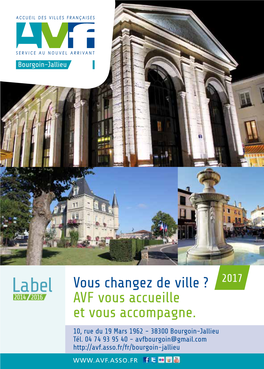 Vous Changez De Ville ? AVF Vous Accueille Et Vous Accompagne