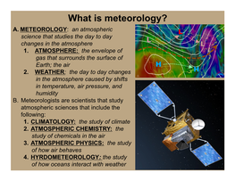 5-6 Meteorology Notes