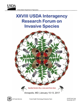 USDA Interagency Research Forum on Invasive Species