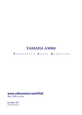 Yamaha A3000