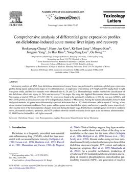 Comprehensive Analysis of Differential Gene Expression Profiles On