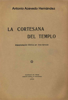 La Cortesana Del Templo