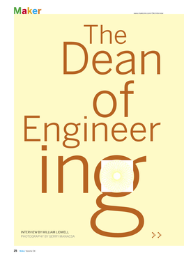 The Dean of Engineering: Interview with Dean Kamen