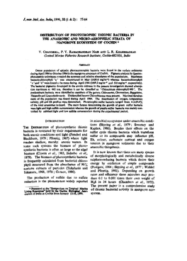 77-84 Distribution of Phototrophxc