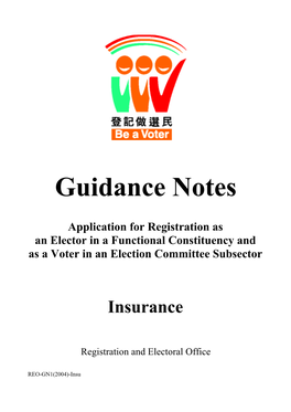 Guidance Notes