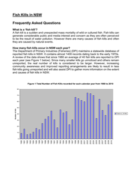 Fish Kills in NSW Frequently Asked Questions