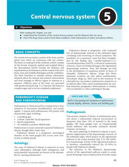 Central Nervous System 5 Objectives