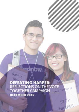 Reflections on the Vote Together Campaign