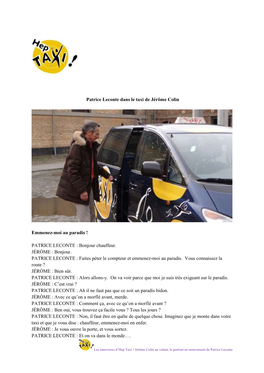 Le Taxi De Patrice Leconte