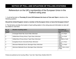 EU Ref Template Notice of Poll