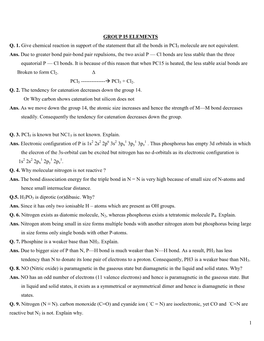 Group 13 Elements