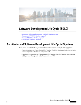 Software Development Life Cycle (SDLC)