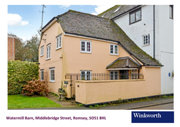 Watermill Barn, Middlebridge Street, Romsey, SO51 8HL