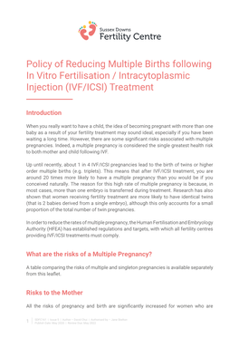 (IVF/ICSI) Treatment