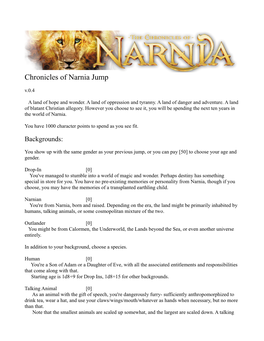 Chronicles of Narnia Jump V.0.4