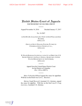 United States Court of Appeals for the DISTRICT of COLUMBIA CIRCUIT