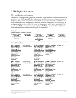 3.2 Biological Resources