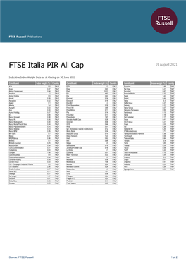 FTSE Publications