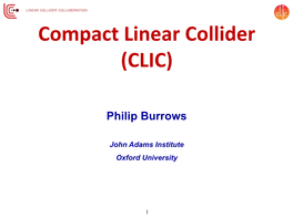 Compact Linear Collider (CLIC)