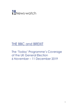 THE BBC and BREXIT