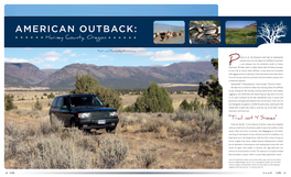 American Outback: Harney County, Oregon