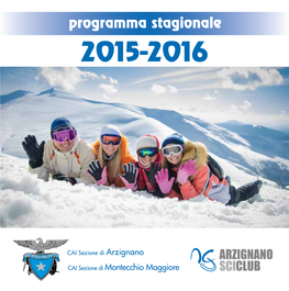 Programma Stagionale 2015-2016