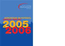 Adroddiad Blynyddol Annual Report