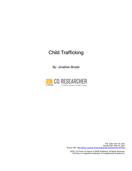 Child Trafficking